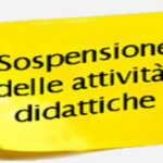 sospensione attività didattiche